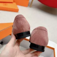 $125.00 USD Hermes Leather Shoes For Women #1341267