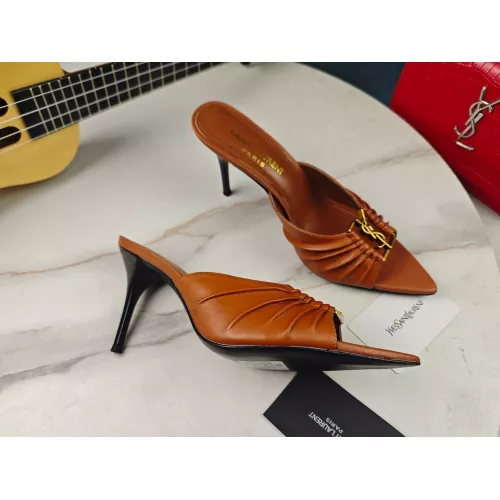 Yves Saint Laurent YSL Slippers For Women #1341381 $98.00 USD, Wholesale Replica Yves Saint Laurent YSL Slippers