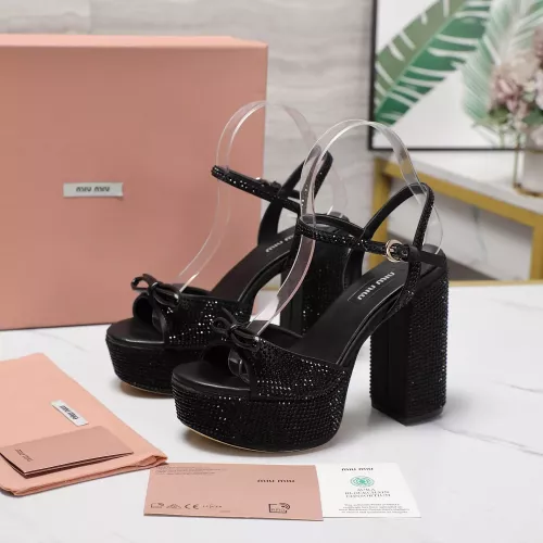 MIU MIU Sandal For Women #1341680 $122.00 USD, Wholesale Replica MIU MIU Sandal