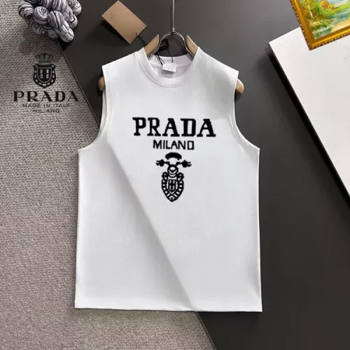 Prada T-Shirts Sleeveless For Unisex #1341965 $25.00 USD, Wholesale Replica Prada T-Shirts