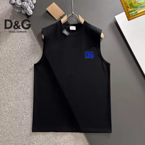 Dolce &amp; Gabbana D&amp;G T-Shirts Sleeveless For Unisex #1341972 $25.00 USD, Wholesale Replica Dolce &amp; Gabbana D&amp;G T-Shirts