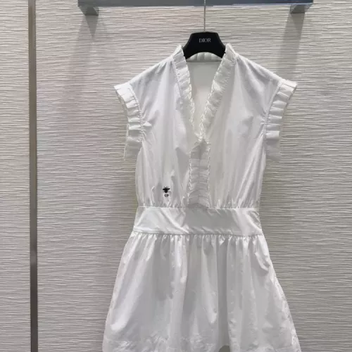 Christian Dior Dresses Short Sleeved For Women #1342017 $92.00 USD, Wholesale Replica Christian Dior Dresses