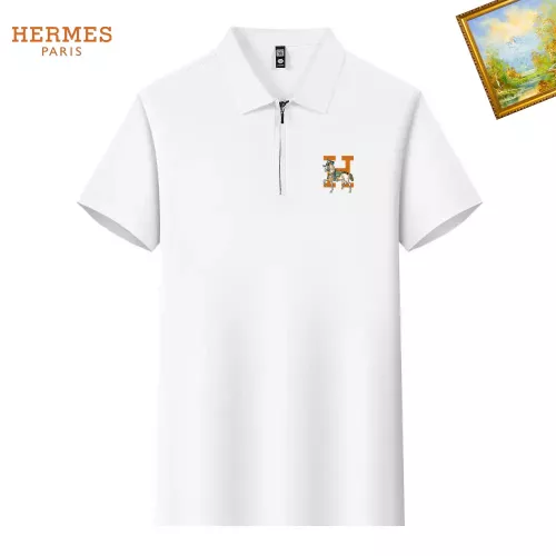 Hermes T-Shirts Short Sleeved For Men #1342131 $34.00 USD, Wholesale Replica Hermes T-Shirts