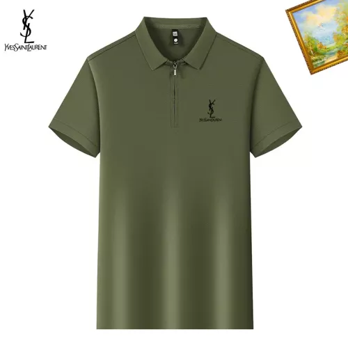 Yves Saint Laurent YSL T-shirts Short Sleeved For Men #1342172 $34.00 USD, Wholesale Replica Yves Saint Laurent YSL T-shirts