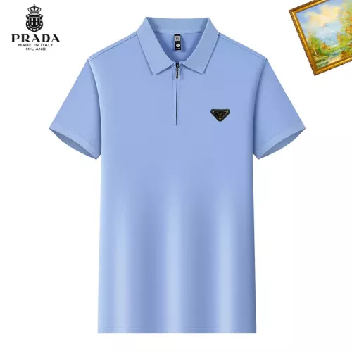 Prada T-Shirts Short Sleeved For Men #1342228 $34.00 USD, Wholesale Replica Prada T-Shirts