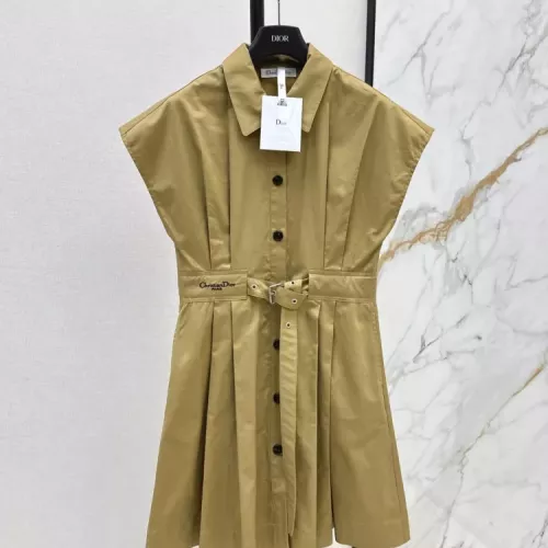 Christian Dior Dresses Sleeveless For Women #1342257 $118.00 USD, Wholesale Replica Christian Dior Dresses