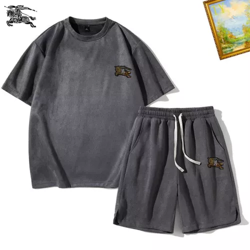 Burberry Tracksuits Short Sleeved For Men #1342415 $48.00 USD, Wholesale Replica Burberry Tracksuits