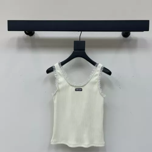 MIU MIU T-Shirts Sleeveless For Women #1342487 $56.00 USD, Wholesale Replica MIU MIU T-Shirts