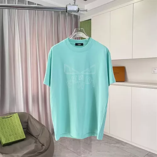 Fendi T-Shirts Short Sleeved For Unisex #1343277 $42.00 USD, Wholesale Replica Fendi T-Shirts