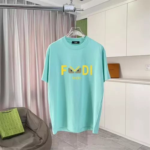 Fendi T-Shirts Short Sleeved For Unisex #1343280 $42.00 USD, Wholesale Replica Fendi T-Shirts