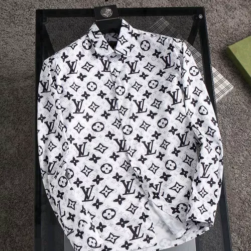 Louis Vuitton LV Shirts Long Sleeved For Men #1343592 $52.00 USD, Wholesale Replica Louis Vuitton LV Shirts