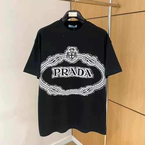 Prada T-Shirts Short Sleeved For Men #1343833 $76.00 USD, Wholesale Replica Prada T-Shirts
