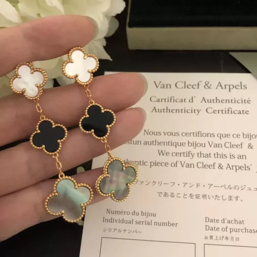 Van Cleef &amp; Arpels Earrings For Women #1345118 $40.00 USD, Wholesale Replica Van Cleef &amp; Arpels Earrings