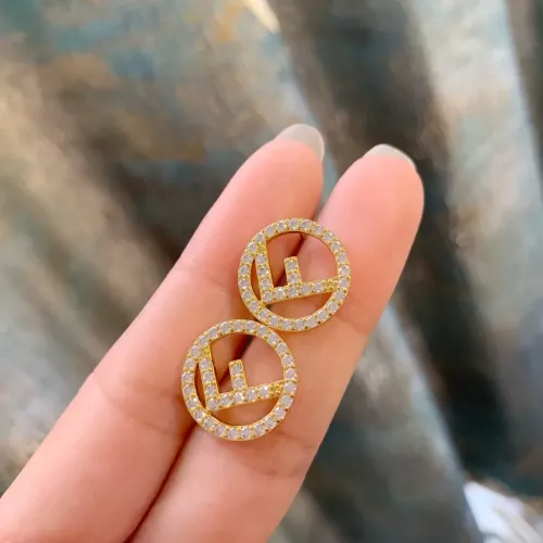 Fendi Earrings For Women #1345645 $23.00 USD, Wholesale Replica Fendi Earrings