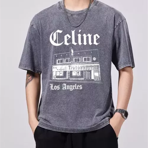 Celine T-Shirts Short Sleeved For Men #1347008 $45.00 USD, Wholesale Replica Celine T-Shirts
