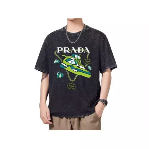 Prada T-Shirts Short Sleeved For Men #1347022 $45.00 USD, Wholesale Replica Prada T-Shirts