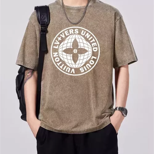 Louis Vuitton LV T-Shirts Short Sleeved For Men #1347056 $45.00 USD, Wholesale Replica Louis Vuitton LV T-Shirts