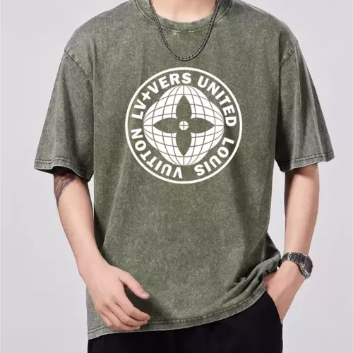 Louis Vuitton LV T-Shirts Short Sleeved For Men #1347057 $45.00 USD, Wholesale Replica Louis Vuitton LV T-Shirts