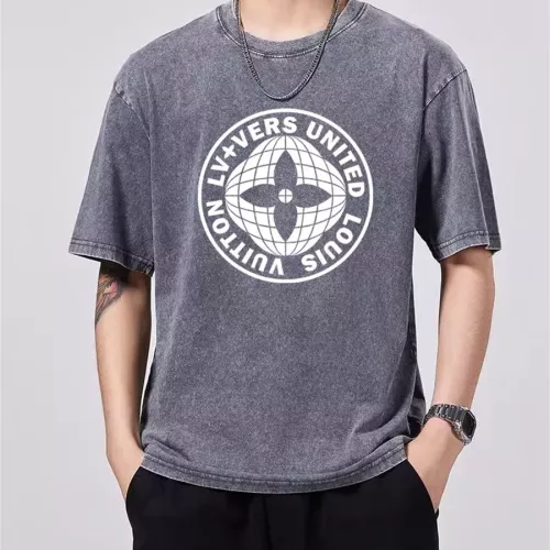 Louis Vuitton LV T-Shirts Short Sleeved For Men #1347058 $45.00 USD, Wholesale Replica Louis Vuitton LV T-Shirts