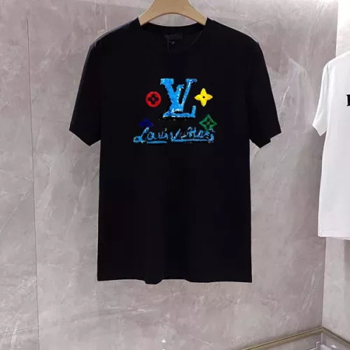 Louis Vuitton LV T-Shirts Short Sleeved For Unisex #1347086 $25.00 USD, Wholesale Replica Louis Vuitton LV T-Shirts