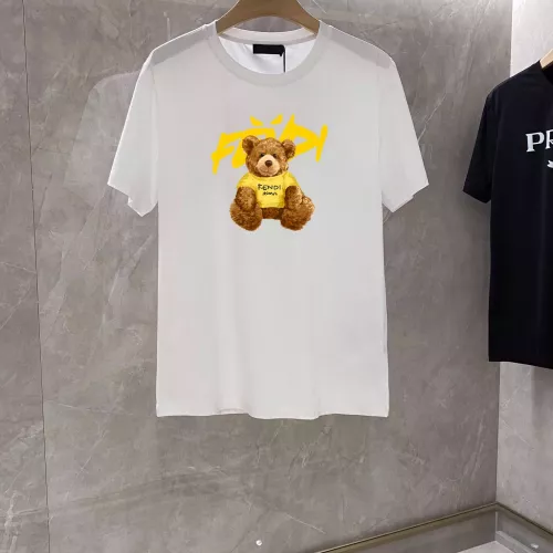 Fendi T-Shirts Short Sleeved For Unisex #1347111 $25.00 USD, Wholesale Replica Fendi T-Shirts