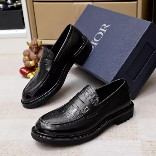 Christian Dior Leather Shoes For Men #1347517 $98.00 USD, Wholesale Replica Christian Dior Leather Shoes