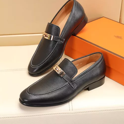 Hermes Leather Shoes For Men #1348023 $85.00 USD, Wholesale Replica Hermes Leather Shoes