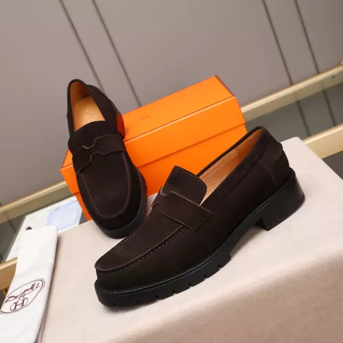 Hermes Leather Shoes For Men #1348376 $85.00 USD, Wholesale Replica Hermes Leather Shoes