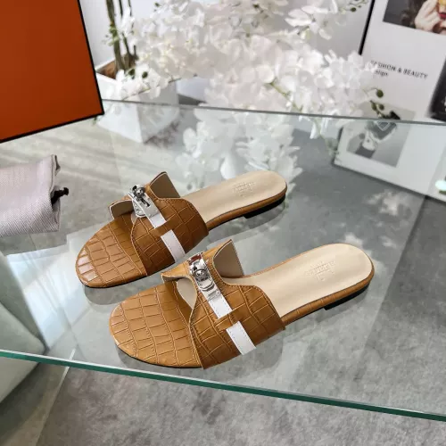 Hermes Slippers For Women #1348609 $82.00 USD, Wholesale Replica Hermes Slippers