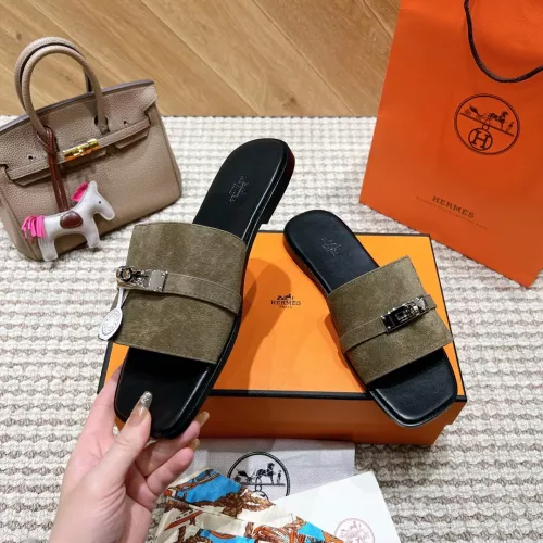 Hermes Slippers For Men #1348622 $105.00 USD, Wholesale Replica Hermes Slippers