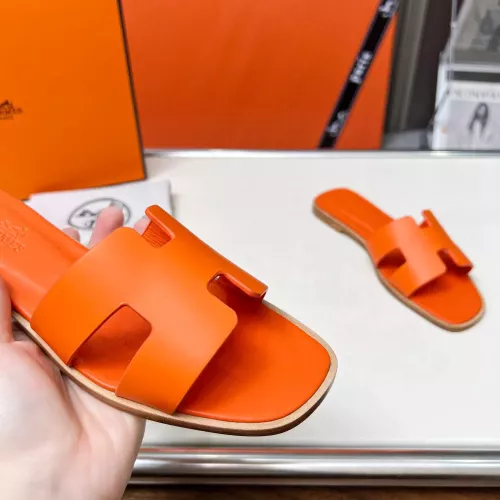 Replica Hermes Slippers For Women #1348693 $80.00 USD for Wholesale
