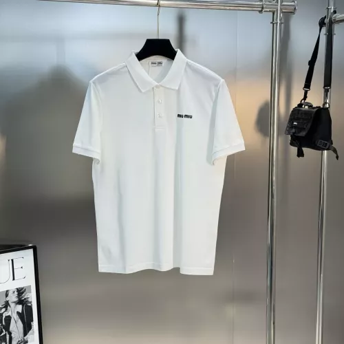 MIU MIU T-Shirts Short Sleeved For Unisex #1350615 $98.00 USD, Wholesale Replica MIU MIU T-Shirts