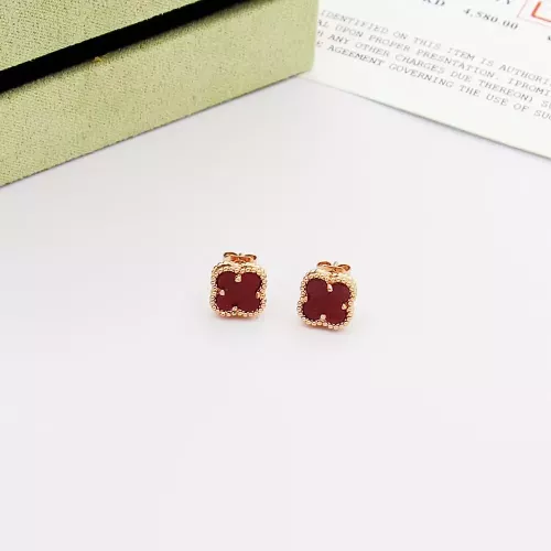 Van Cleef &amp; Arpels Earrings For Women #1351514 $25.00 USD, Wholesale Replica Van Cleef &amp; Arpels Earrings