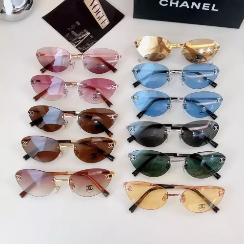 Replica Chanel AAA Quality Sunglasses #1352182 $60.00 USD for Wholesale