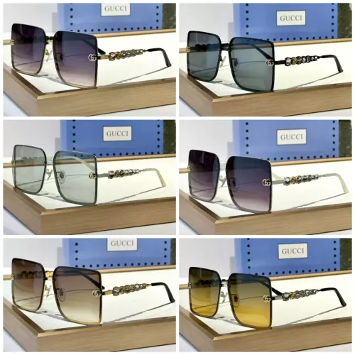 Replica Gucci AAA Quality Sunglasses #1352458 $60.00 USD for Wholesale