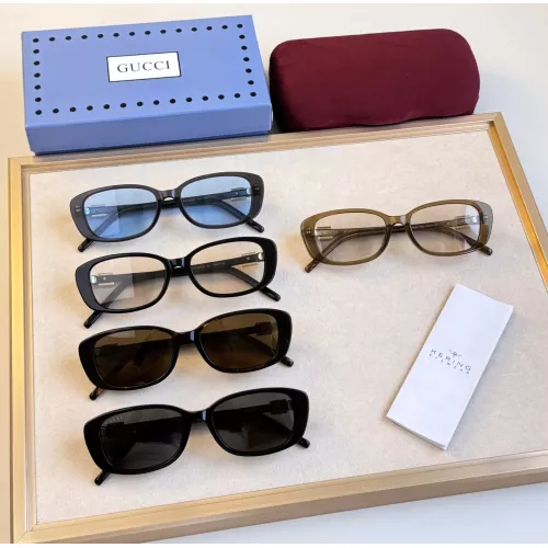 Replica Gucci AAA Quality Sunglasses #1352468 $56.00 USD for Wholesale