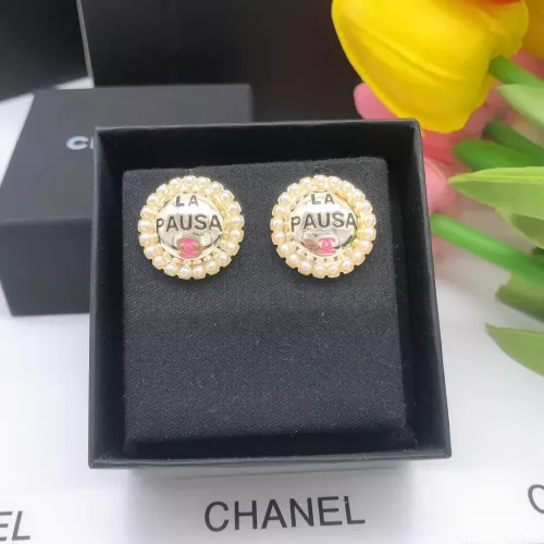 Replica Chanel Earrings For Women #1352510 $25.00 USD for Wholesale