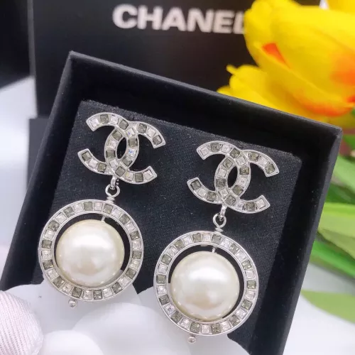 Replica Chanel Earrings For Women #1352527 $32.00 USD for Wholesale