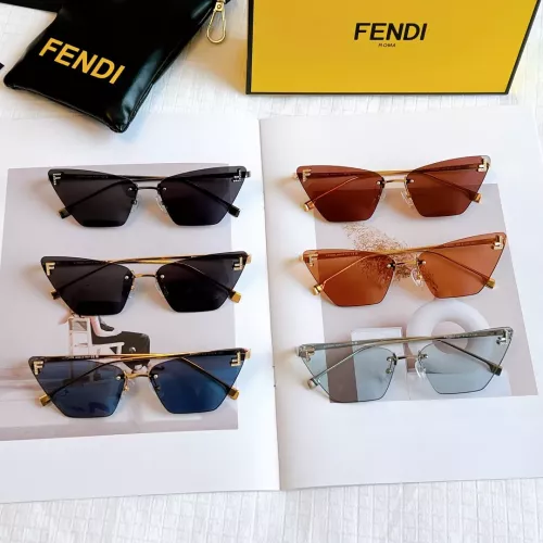 Replica Fendi AAA Quality Sunglasses #1352688 $64.00 USD for Wholesale