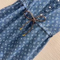 $132.00 USD Louis Vuitton LV Dresses Short Sleeved For Women #1342284