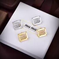 $25.00 USD MIU MIU Earrings For Women #1344875