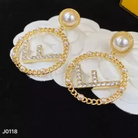 $25.00 USD Fendi Earrings For Women #1345642