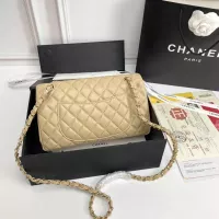 $80.00 USD Chanel AAA Quality Messenger Bags In Gold For Women #1345926