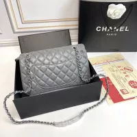 $80.00 USD Chanel AAA Quality Messenger Bags In Silver For Women #1345931
