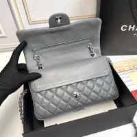 $80.00 USD Chanel AAA Quality Messenger Bags In Silver For Women #1345931