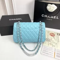 $80.00 USD Chanel AAA Quality Messenger Bags In Silver For Women #1345938