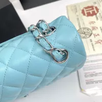 $80.00 USD Chanel AAA Quality Messenger Bags In Silver For Women #1345938