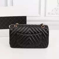 $80.00 USD Chanel AAA Quality Messenger Bags In Gold For Women #1345943