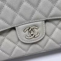 $98.00 USD Chanel AAA Quality Shoulder Bags In Silver For Women #1345961