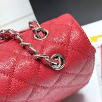 $98.00 USD Chanel AAA Quality Shoulder Bags In Silver For Women #1345976